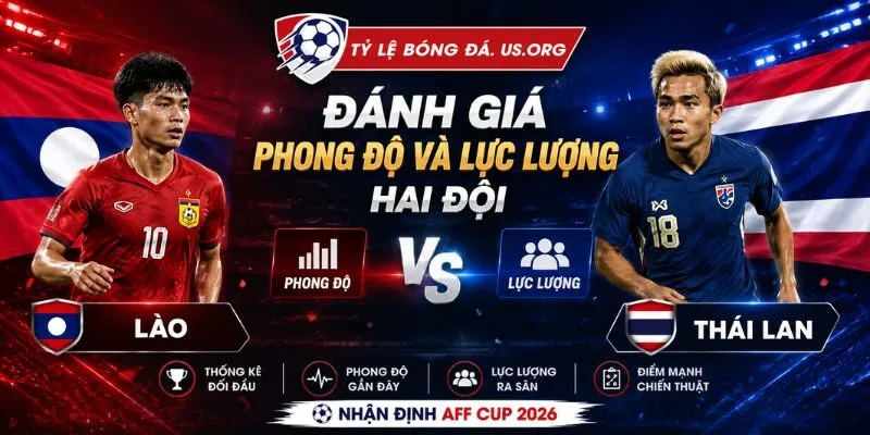 Đánh giá phong độ và lực lượng hai đội Lào vs Thái Lan