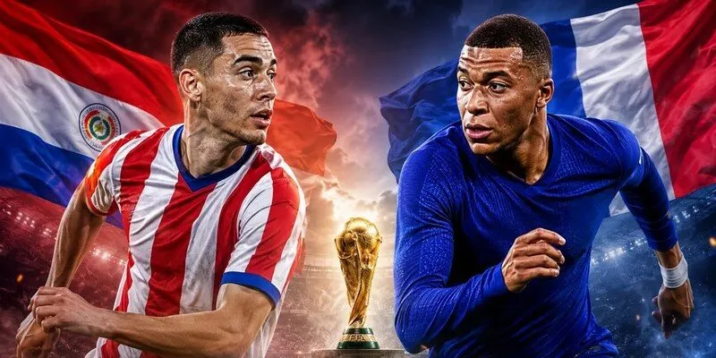 Soi Kèo Paraguay Vs Pháp 04h00 Ngày 05/07 - Vòng 1/8 World Cup 2026